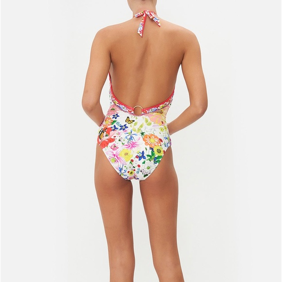 Small Camilla Fairy-Gang floral-print swimsuit white, pink, multi color - Picture 9 of 12